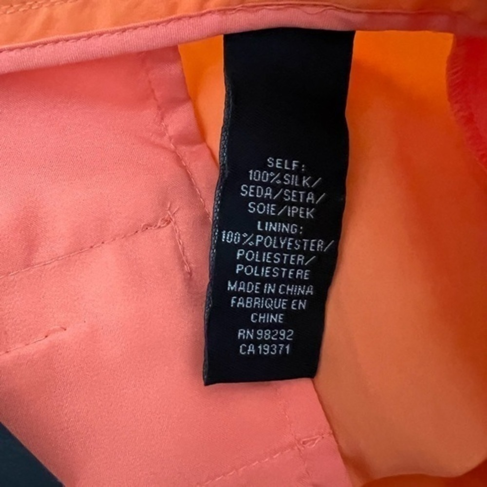 Tibi orange silk pants size 6 - Picture 9 of 10